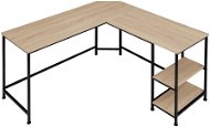 Tectake Písací stôl Hamilton, Industrial svetlé drevo, dub Sonoma - Písací stôl