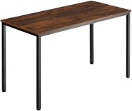 Tectake Písací stôl Vanport 120 × 60 × 75,5 cm, Industrial tmavé drevo - Písací stôl