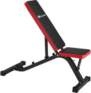 Tectake Adjustable inclined weight bench, black/red - Fitness Bench