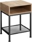 Noční stolek Harlow 40,5x40,5x52,5cm - Industrial světlé dřevo, dub Sonoma - Noční stolek