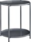 Tectake Odkládací stolek Oxford 45,5×45,5×53cm, tmavě šedá - Odkládací stolek
