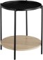 Tectake Odkladací stolík Sunderland 45,5 × 54,5 cm, Industrial svetlé drevo, dub Sonoma - Odkladací stolík