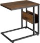 Tectake Odkladací stolík Wigan 55 × 36,5 × 60 cm, Industrial tmavé drevo - Odkladací stolík