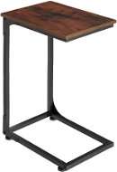 Tectake Odkladací stolík Erie 40 × 30 × 63 cm, Industrial tmavé drevo - Odkladací stolík