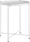 Tectake Odkladací stolík Chester 45,5 × 45,5 × 53 cm, biely - Odkladací stolík