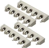 Tectake 4 Cleaning tool racks, beige - Tool Organiser