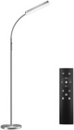 TecTake Stojací lampa Prisma LED, 5 světelných režimů, 12 W, stmívatelná, stříbrná - Stojací lampa