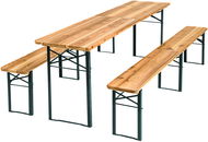 TecTake Zahradní pivní set Ralf, dřevěný, skládací - Zahradní nábytek