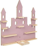 TecTake Policový regál MyLittleStory Princess Castle pro až 22 Tonies - Police