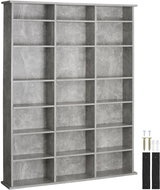 Tectake Stevie 105,5 × 19 × 136,5 cm - concrete grey - Shelving Unit