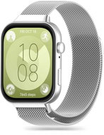 Tech-Protect Milanese on Huawei Watch Fit 3, silver - Watch Strap