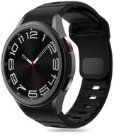 Tech-Protect Silicone Line on Samsung Galaxy Watch 4 / 5 / 5 Pro / 6 / 7 / FE, black - Watch Strap