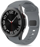 Tech-Protect Silicone Line on Samsung Galaxy Watch 4 / 5 / 5 Pro / 6 / 7 / FE, grey - Watch Strap