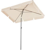 TecTake Slunečník Vanessa 200 × 125 cm výškově nastavitelný a sklopný, béžový - Slunečník