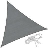 Tectake Tieniaca plachta proti slnku trojuholník, sivá, 600 × 600 × 600 cm - Tieniaca plachta