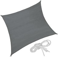 Tectake Tieniaca plachta proti slnku štvorec, sivá, 400 × 400 cm - Tieniaca plachta