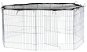 Tectake Ohrádka s bezpečnostnou sieťou Ø 145 cm, čierna - Ohrádka pre hlodavce