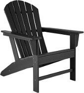 Tectake Zahradní židle, černá - Zahradní židle