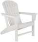 Tectake Záhradná stolička, biela / biela - Záhradná stolička