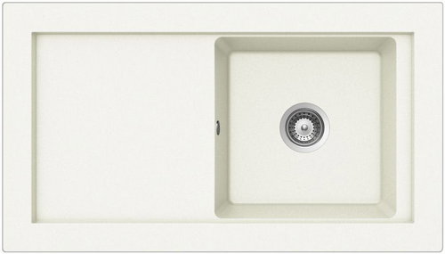 TEKA AURA 45 B TG White - Granite Sink - Main image