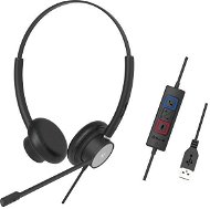Tellur Voice 320, Binaural, USB, black - Headphones