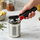 Ingenio chimney opener for cans, bottles and jars