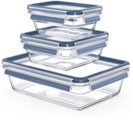Tefal Masterseal Glass Set of 3 Food Containers 0.45L, 0.8L, 2L N10522 - Food Container Set