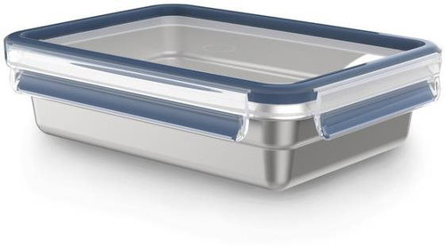 Tefal 1.2 l Master Seal stainless steel rectangular N1150510 Main image Tefal 1.2 l Master Seal stainless steel rectangular N1150510 - Storage Jar - Main image