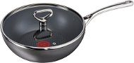 TEFAL Wok Pan with Glass Lid 28cm RESERVED COLLECT - Wok