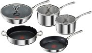 Tefal Set of Pots and Pans 8pcs RESERVE Collection E475S544 Tri-Ply - Cookware Set