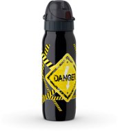 Tefal Vacuum Edelstahlflasche 0,5l ISO2GO Schwarz-Danger K3182212 - Trinkflasche