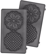 Tefal XA8107F0 2× Interchangeable Biscuit Plates for Tefal Snack Collection - Replacement Hotplate