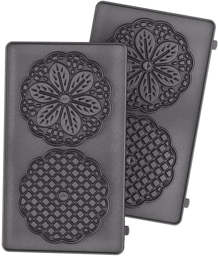 Tefal XA8107F0 2× Interchangeable Biscuit Plates for Tefal Snack Collection - Replacement Hotplate - Main image