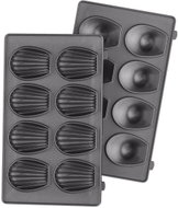 Tefal XA8115F0 2× Interchangeable Mini Madeleine Plates for Tefal Snack Collection - Replacement Hotplate