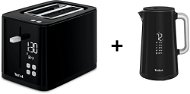 Tefal KO851830 Digital Display Black + Tefal TT640810 Digital Display Black - Appliance Set