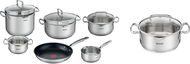 Tefal G732SA55 Duetto+ Edénykészlet, 10 db  + Tefal G7194355 Duetto+ Lábas fedővel 18 cm - Edénykészlet