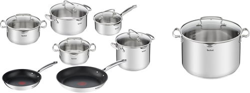 Tefal Sada nádobí 12 ks Duetto+ G732SC55 + Tefal Hrnec s poklicí 28cm Duetto+ G7196455 - Sada nádobí - Hlavní obrázek