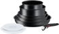 Tefal Ingenio Black Stone 8-teiliges Kochgeschirr-Set L3998802 - Topfset