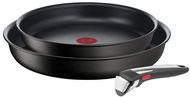 Tefal Súprava panvíc 24 cm a 28 cm s odnímateľnou rukoväťou Ingenio Eco Resist On L7679302 - Sada panvíc