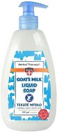 Herbal Therapy Tekuté mydlo s kozím mliekom, s pumpičkou, 500 ml - Tekuté mydlo