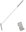 Hanging Silicone Bathroom Glass Squeegee Grey – Unix UN-4012-TH-04
