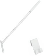 Nimco Telescopic Shower Squeegee for Bathroom Glass, Hanging, White – Silicone Unix UN-4012-TH-05 - Window Squeegee