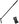 Hanging Shower Squeegee for Glass, Black – Unix UN-4012-TH-90 Silicone