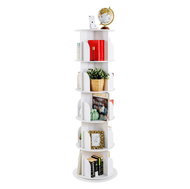 Tempo Kondela Otočný regál, 5 polic, bílá, Erion Typ 2 - Shelving Unit