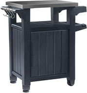 Keter Unity 105L Grill Table, Graphite - Garden Table