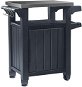 Keter Unity 105L Grill Table, Graphite - Garden Table