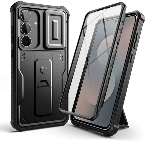 Tech-Protect Kevlar Case for the Samsung Galaxy S25 FE, black - Phone Cover - Main image