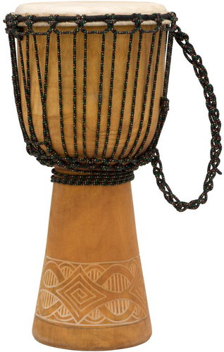 Terre Djembe Beginner Carved 50cm - Ütős hangszer - Fő fotó