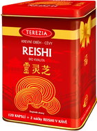 TEREZIA Reishi Organic Capsules 120 Capsules + GIFT of 2 Reishi in Coffee -  METAL TIN - Reishi