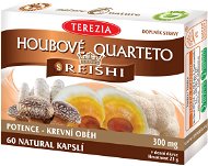 Mushroom Quarteto with Reishi  60 Capsules - Dietary Supplement
